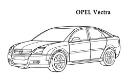 Раскраска Опель