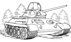 Раскраски Военная техника