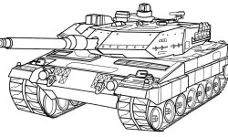 Раскраски Танки