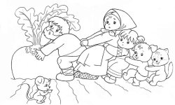 Раскраска Репка
