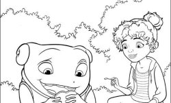 Раскраска из мультфильма Дом